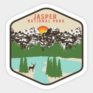 Jasper National Park Alberta Canada Sticker